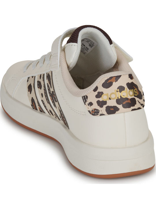 Grand Court Kinder Sneaker mit Bügel- und Schleifenverschluss Weiß