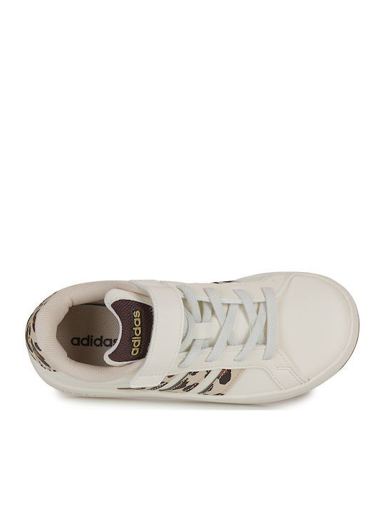 Grand Court Kinder Sneaker mit Bügel- und Schleifenverschluss Weiß