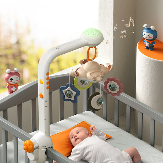 Tumama Kids Mobilă Pătuț cu Muzică și Proiector pentru 0++ Luni