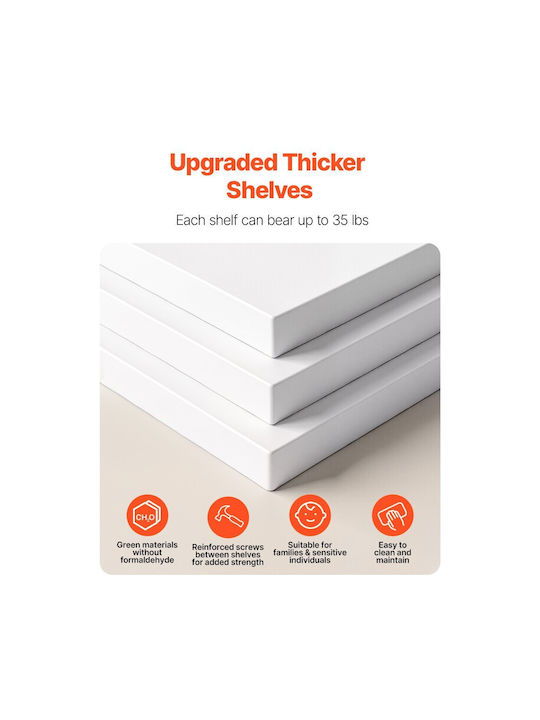 Plastic Shoe Organizer 59.8x59.8x135cm
