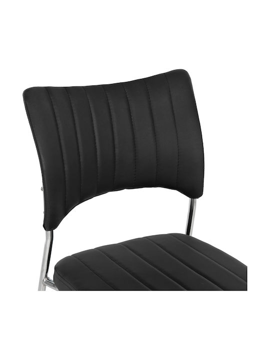 Stuhl Quenti in Schwarz Farbe 47x54x84cm 4Stück