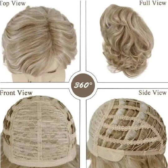 Women's Curly Chestnut Synthetic High Quality Wig 11 Inches