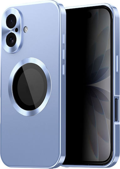 Erbord Umschlag Rückseite Metallisch Blau (iPhone 17)