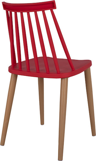 Vanessa Столички Трапезария Red 1бр 42.5x47x81.5бр