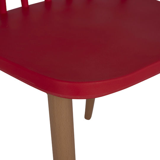 Vanessa Столички Трапезария Red 1бр 42.5x47x81.5бр