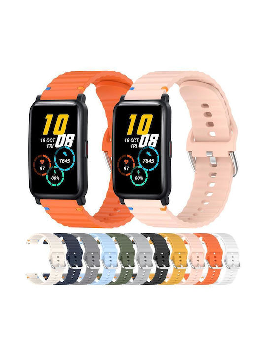 Каишка Силикон Оранжев (Часовник Honor Magic Watch 2)