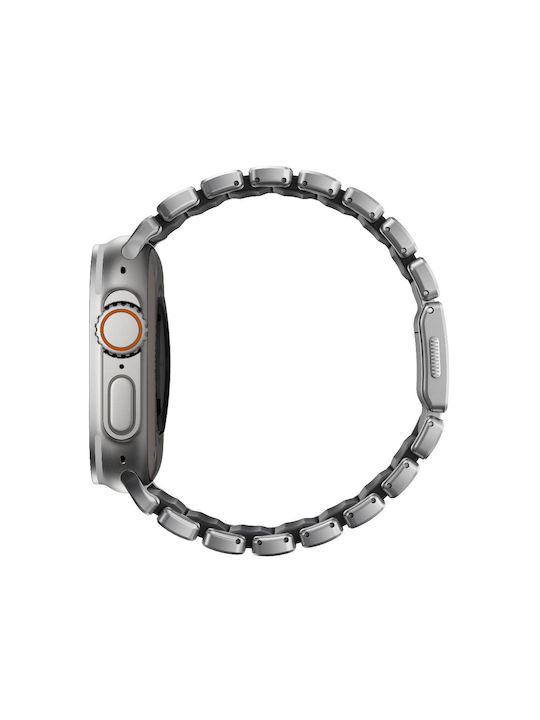 Nomad Λουράκι Ανοξείδωτο Ατσάλι Μπεζ (Apple Watch 44/45/46mm/Ultra 49mm)
