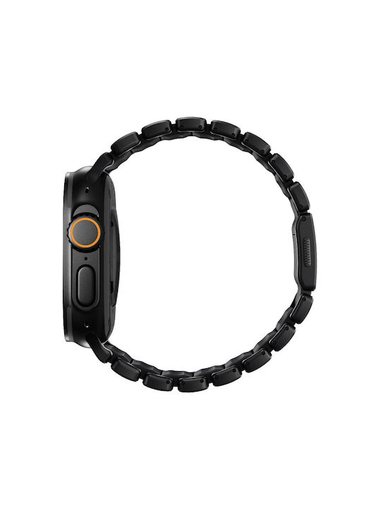 Nomad Λουράκι Ανοξείδωτο Ατσάλι Μαύρο (Apple Watch 44/45/46mm/Ultra 49mm)