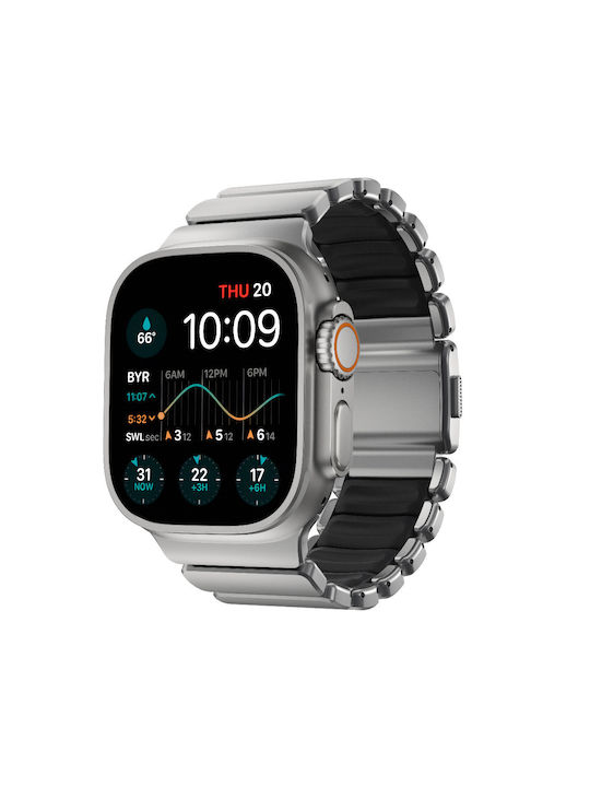 Nomad Λουράκι Ανοξείδωτο Ατσάλι Μπεζ (Apple Watch 44/45/46mm/Ultra 49mm)