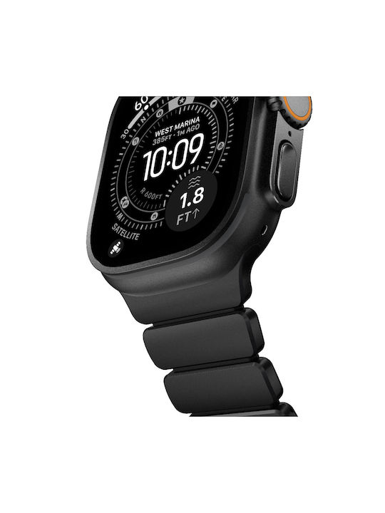Nomad Λουράκι Ανοξείδωτο Ατσάλι Μαύρο (Apple Watch 44/45/46mm/Ultra 49mm)