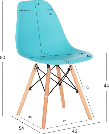 Καρέκλα Τραπεζαρίας Twist 46x50x82εκ. Καρέκλα Τραπεζαρίας Twist 46x50x82εκ.