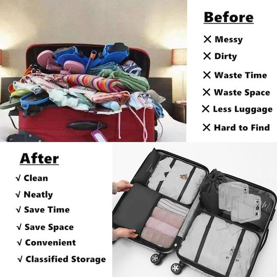 Quasar Organizator auto Neagră 8buc
