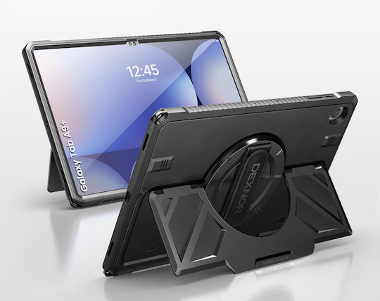 Dexnor Back Cover Rotativă Rezistentă Negra (Samsung Galaxy Tab A9+)