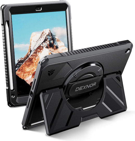 Dexnor Back Cover Rotating Durable Blacη (iPad 10.2" 2021/2020/2019 (9th/8th/7th gen.))