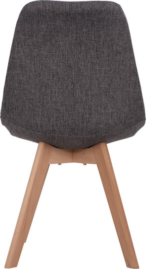 Vegas Stühle Speisesaal Gray 4Stück 47x56.6x82cm