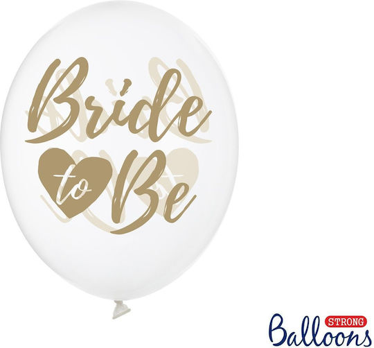 Bride To Be Transparent Luftballons Set 6 Stücke