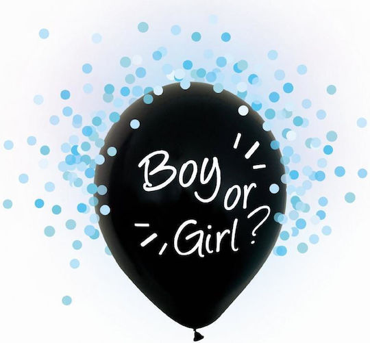 Set of 4 Balloons Latex Blue 30cm