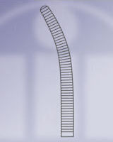 Hemostatic Rochester-Pean Curved 16cm Medical & Surgical Forceps Medicon