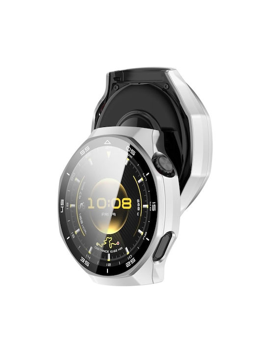 Пластмасов Калъф в Сребрист цвят за Huawei Watch GT 6 Pro 46мм Пластмасов Калъф в Сребрист цвят за Huawei Watch GT 6 Pro 46мм