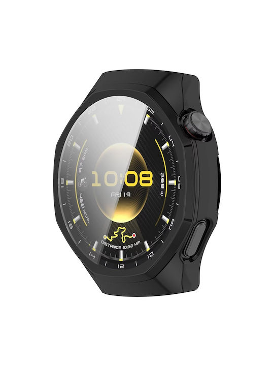 Silikonhülle in Schwarz Farbe für Huawei Watch GT 6 Pro 46 mm