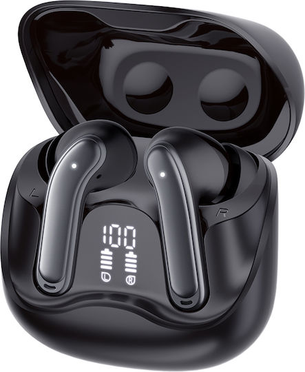Techsuit EchoFit Pro In-Ear Bluetooth-Freisprecheinrichtung Kopfhörer mit Ladeetui Schwarz