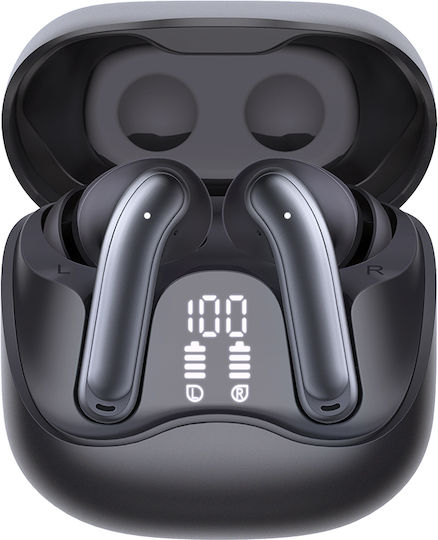Techsuit EchoFit Pro In-Ear Bluetooth-Freisprecheinrichtung Kopfhörer mit Ladeetui Schwarz
