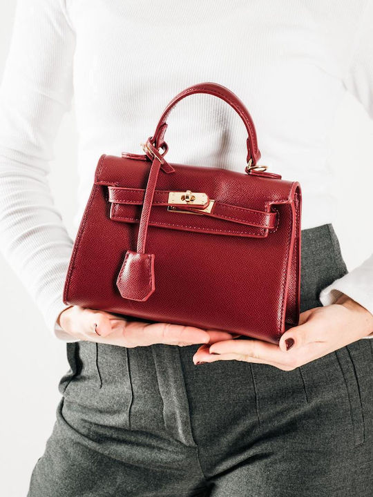 Women's Bag Handbag Burgundy