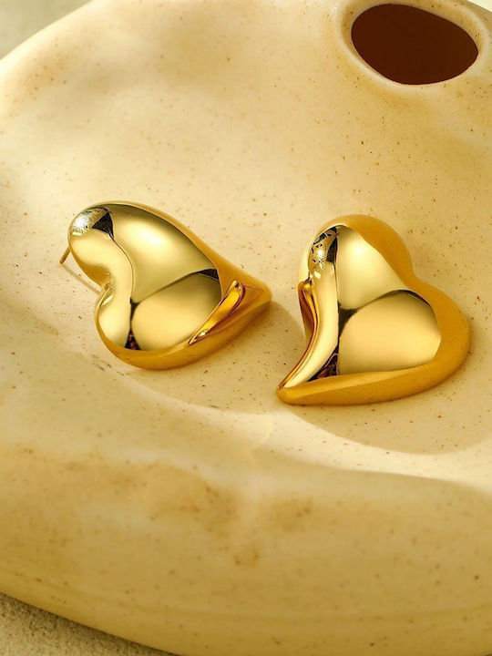 Awear Earrings made of Steel Gold Plated