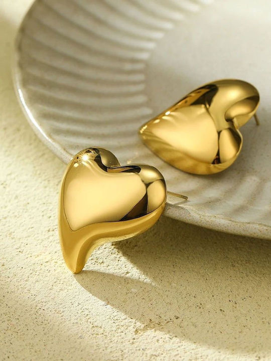 Awear Earrings made of Steel Gold Plated