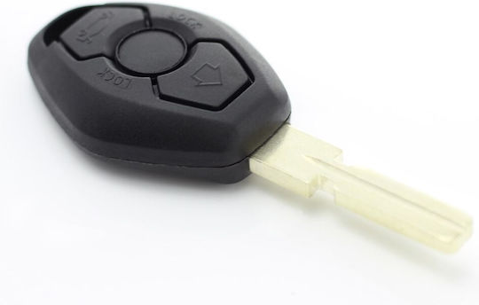 Techstar Autoschlüssel Schutzhülle 3 Tasten 4-Spur Klinge Bmw – Kompatibilität E46 E39 E60 X3 X5