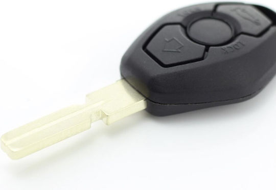 Techstar Autoschlüssel Schutzhülle 3 Tasten 4-Spur Klinge Bmw – Kompatibilität E46 E39 E60 X3 X5
