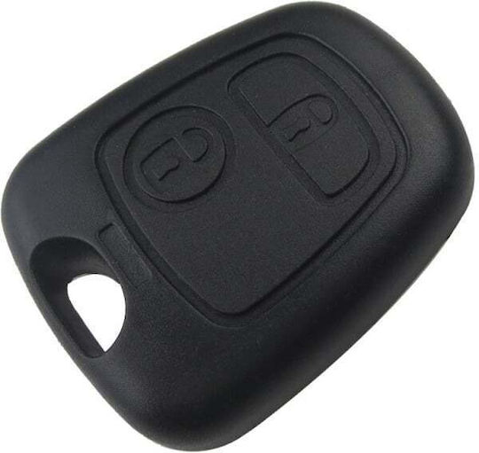 Husă Cheie Auto Techstar Compatibilă Citroen C3 C2 C1 206 307 407 2 Butoane Fără Lamă