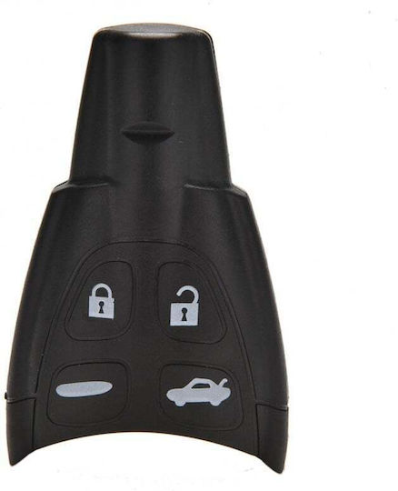 Techstar Autoschlüssel Schutzhülle Kompatibilität Saab 93 95 9-3 9-5 4 Tasten