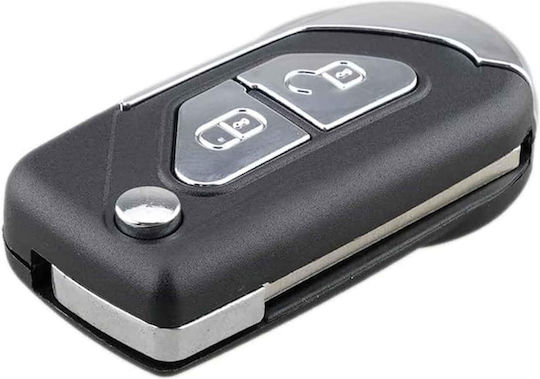 Husă Cheie Auto Tip Briceag 2 Butoane Compatibil Citroen Ds3 C3 Va2 Lamă