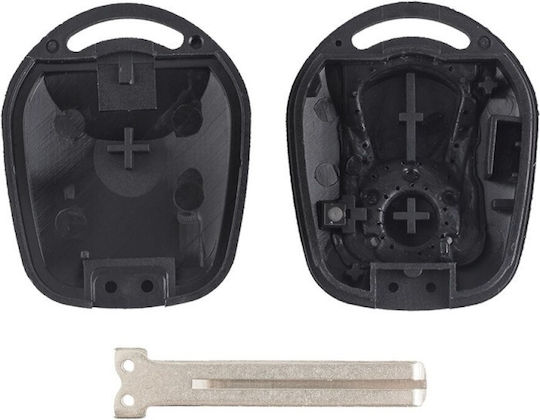 Techstar Car Key Case Compatible Ssang Yong Rexton 2 Buttons