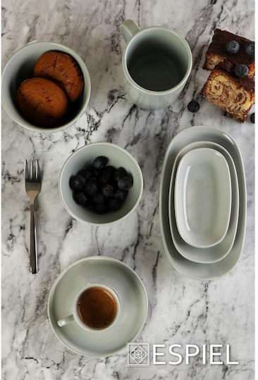 Espiel Essentials Dip Serving Bowl Round Ceramic Gray with Diameter 12cm