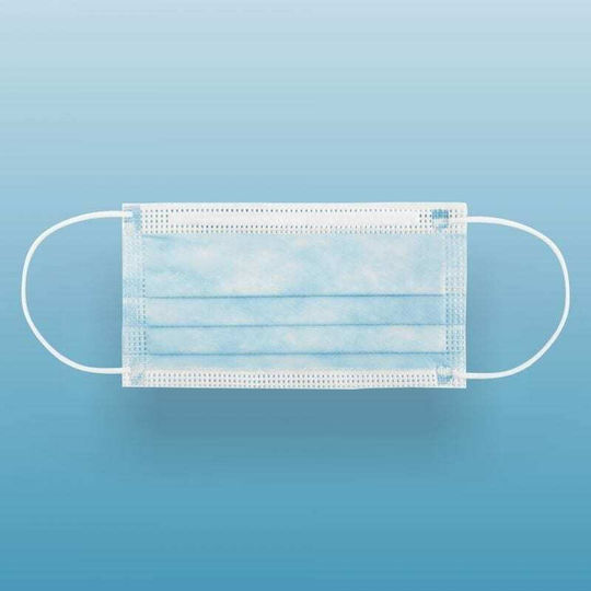 Larisa Face Cover Μάσκα Προστασίας Μιας Χρήσης Χειρουργική Γαλάζια 9928 5τμχ