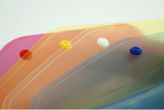 Logigraf Folder Transparent with Button for Paper A4 Green 10pcs