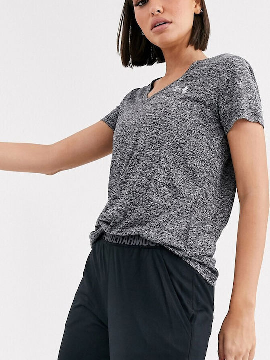 Tech Twist Γυναικείο T-shirt Fast Drying Ασημί
