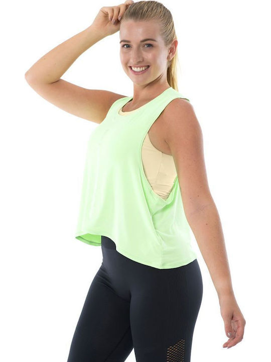 Splice Women's Blouse Sleeveless Green