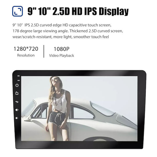 Car Audio System for Skoda Fabia 2015-2022 (Bluetooth/USB/WiFi/GPS/Apple-Carplay/Android-Auto) with Touch Screen 9"