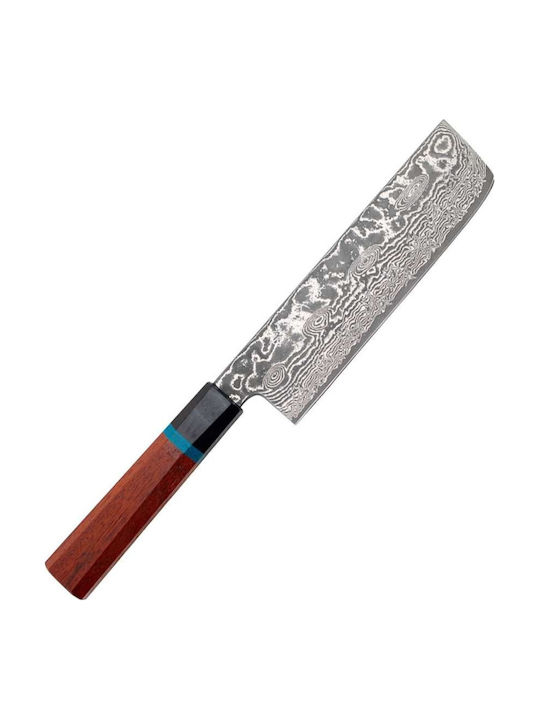 Ryusen Bonten Unryu Cuțit Nakiri din Oțel Damasc 16.5cm