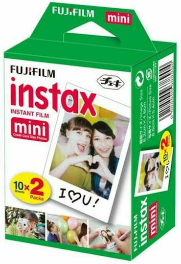 Fujifilm Цвят Instax Mini Instant Филм (2x10 Експозиции) Мангекю