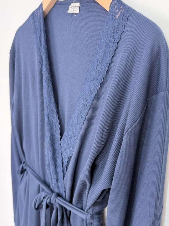 Cootaiya Sommer Damen Pyjama-Set Blue