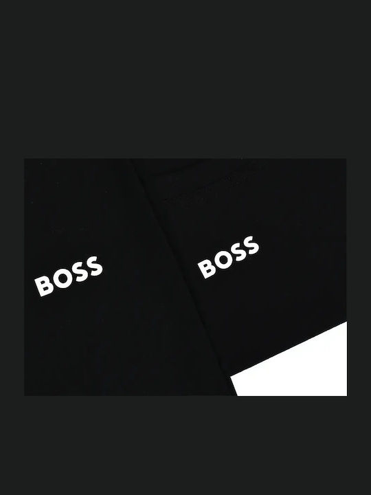 Boss Χειμερινό Γυναικείο Σετ Πιτζάμας Μαύρο