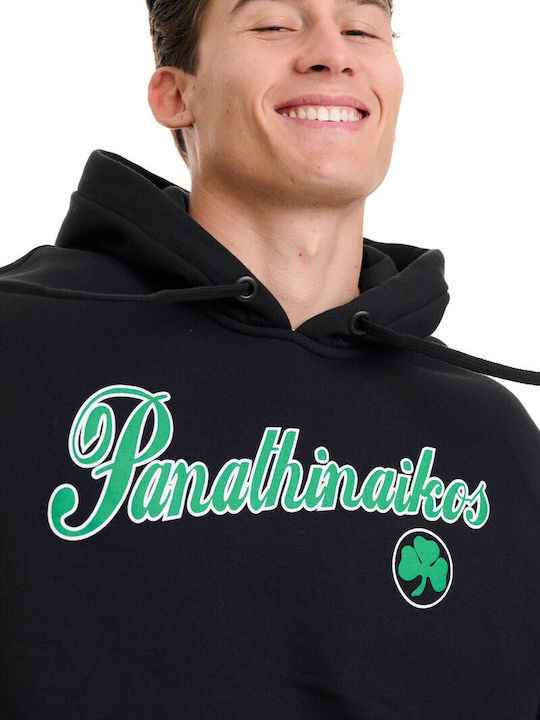 Sweatshirt mit Kapuze Schwarz