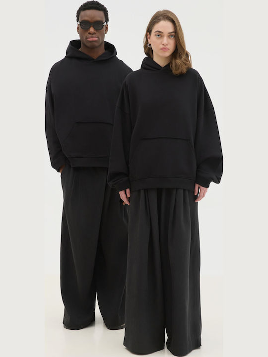 Sweatshirt with Hood Black