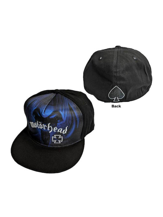 Καπέλο Motorhead Rock N Roll Blue Mono Snapback Cap Black Mheadsbcap05b
