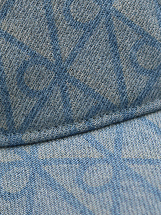Calvin Klein Lv04f5042g Vhj Denim Emblem Burnout Mit Patch Kappen Vintage Denim