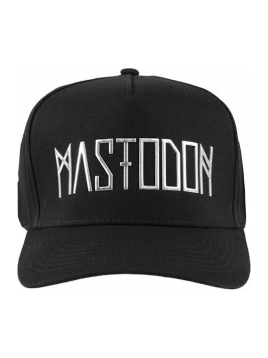Шапка Mastodon Лого Sonic Сребристо Черно Бейзболна Шапка Massscap02b